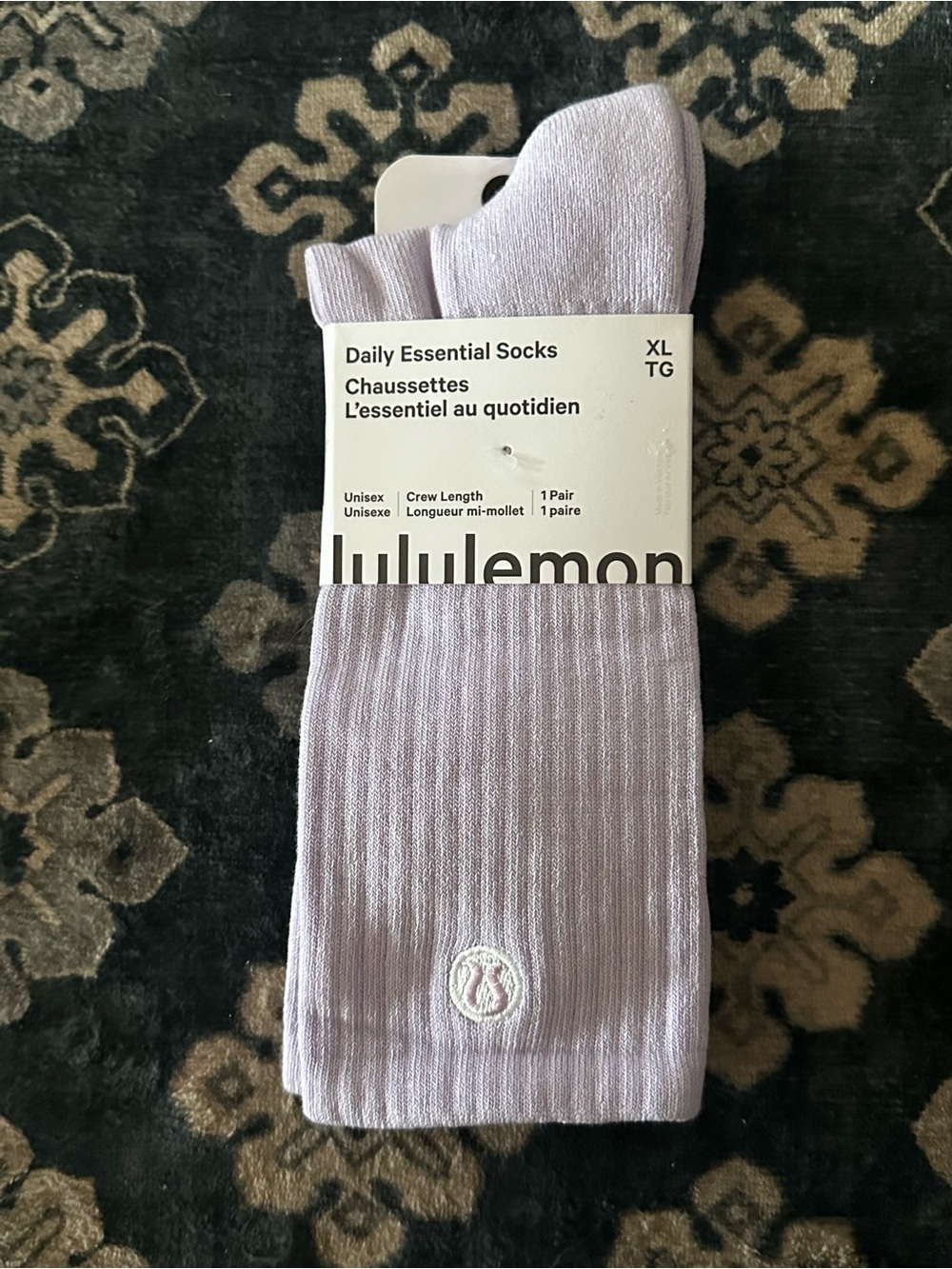 lululemon Unisex Daily Essential Crew Socks - Lavender